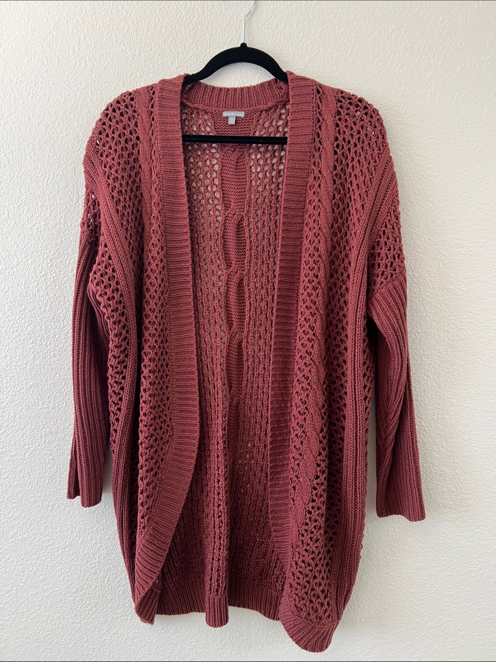 Charlotte Russe Open-Front Knit Cardigan